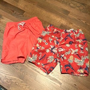 Men’s bathing suits Small polo & old navy